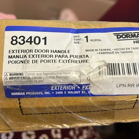 Dorman 83401 Replacement Exterior Door Handle Rear Left For Hummer H2 2009-03 - Picture 2 of 6